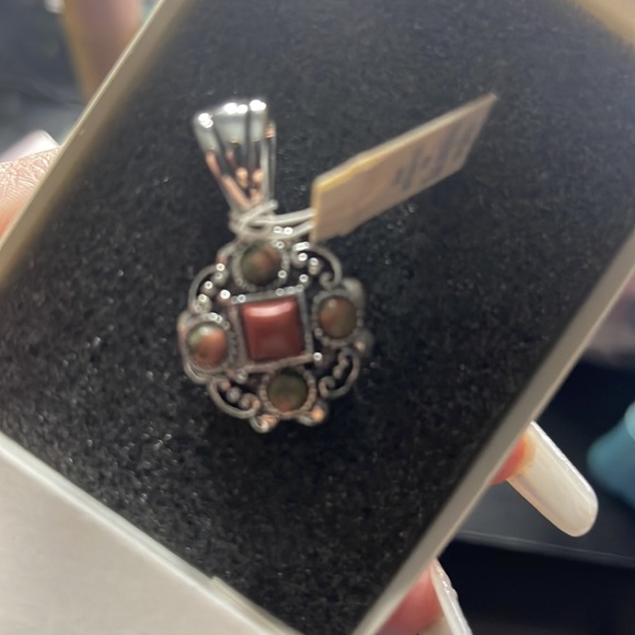 Lia Sophia, double sided pendant necklace - Picture 2 of 4